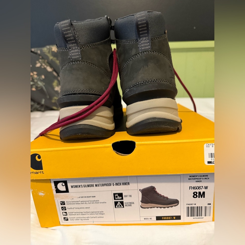Carhartt Gray Hiking/work Boots - Picture 4 of 6